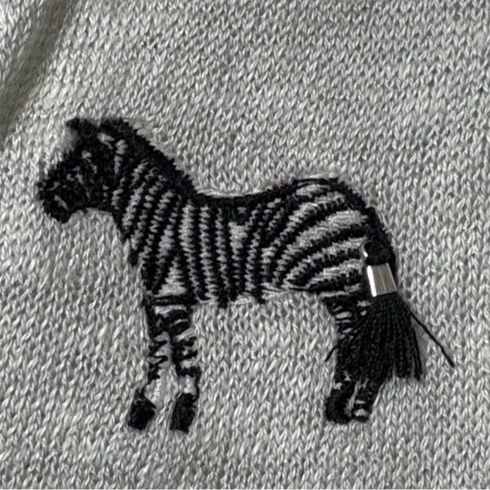NIC+ZOE Zebra Crossing Linen Blend Cardigan - Picture 9 of 9